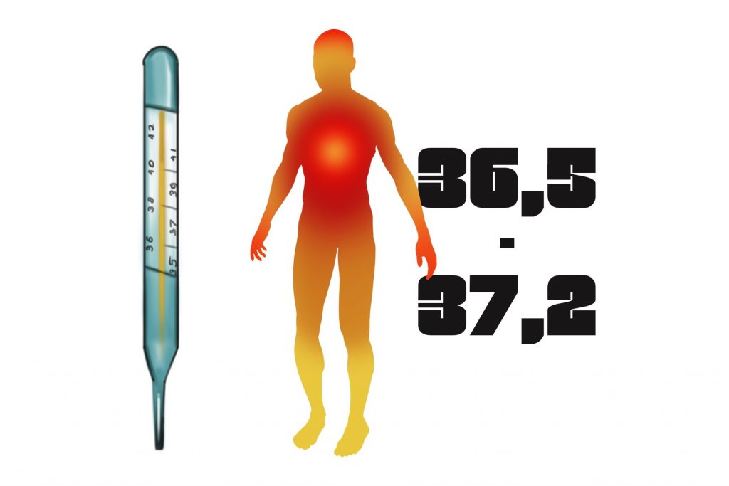 Causes of reduced human body temperature